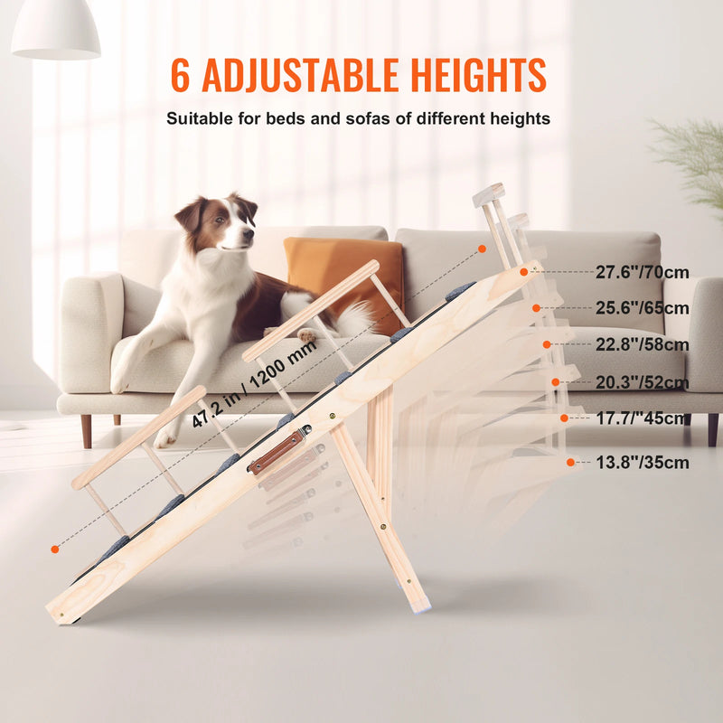 adjustable folding pet ramp, view 6 - MRSLM