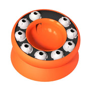 slanted cat puzzle bowl, view 2 - MRSLM