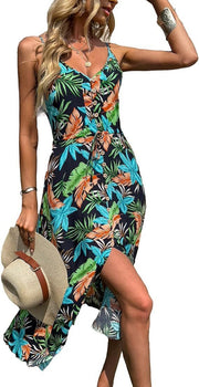 v-neck elegant mid-length dress, view 16 - MRSLM