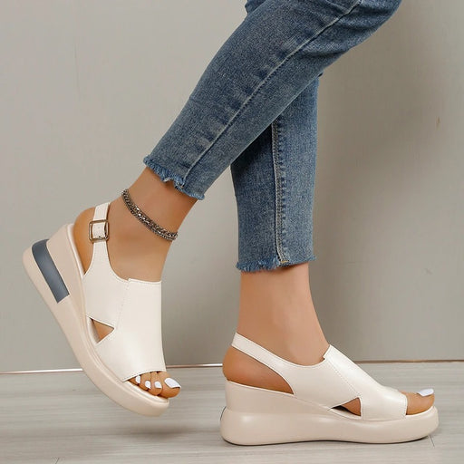 women's summer wedge sandals - MRSLM