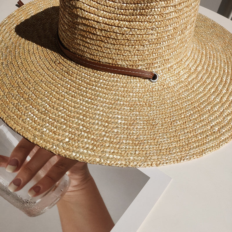 women's wide brim straw sun hat, view 11 - MRSLM