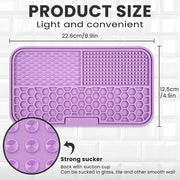 Pet slow feeding silicone placemat, view 12 - MRSLM