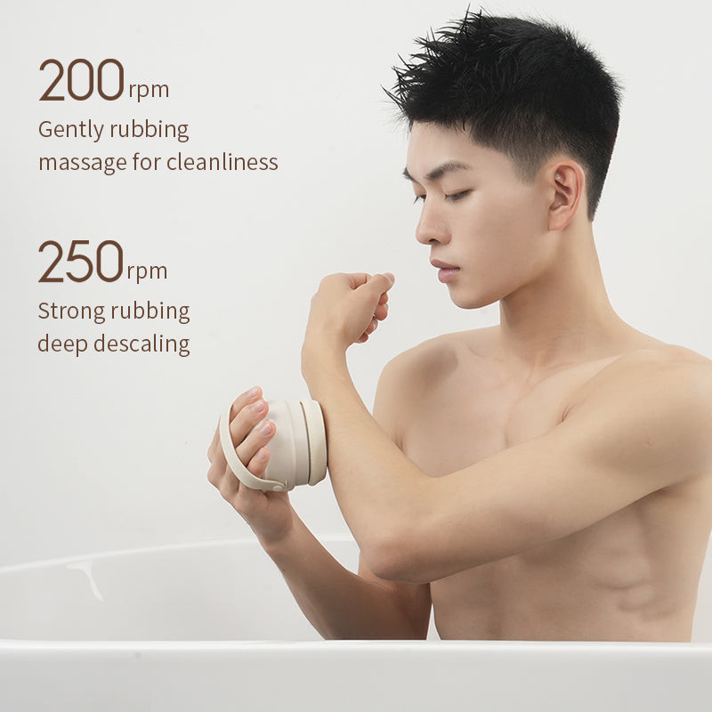 electric shower brush, view 4 - MRSLM