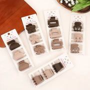 coffee color three-piece hairpin set, view 10 - MRSLM