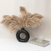 minimalist circular ceramic vase, view 11 - MRSLM