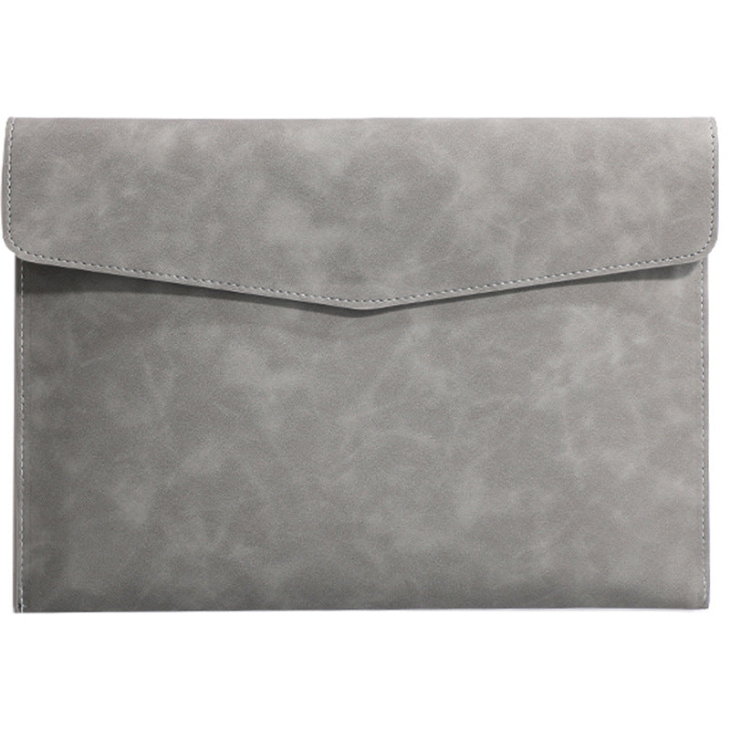 A4 PU leather document organizer, view 13 - MRSLM