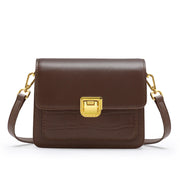 Crocodile-pattern square crossbody bag, view 2 - MRSLM