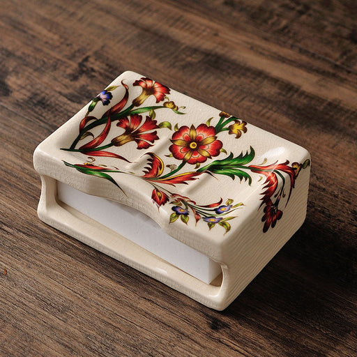european ceramic soap box with double drain - MRSLM