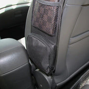 stretchable car seat organizer with drink holder, view 4 - MRSLM