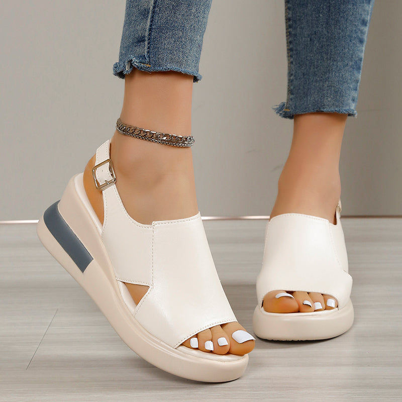 women's summer wedge sandals, view 2 - MRSLM
