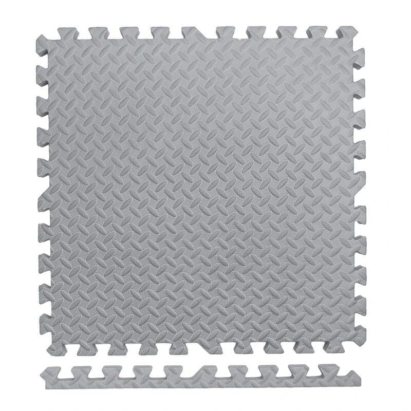 leaf pattern gym mat set, view 2 - MRSLM