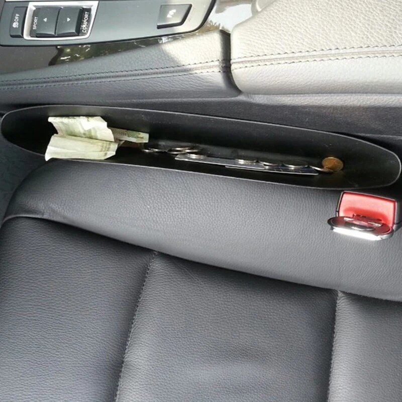 car seat gap organizer with cup holder, view 6 - MRSLM