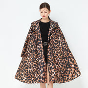 leopard print waterproof raincoat, view 5 - MRSLM