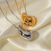 waterdrop pendant necklace, view 6 - MRSLM