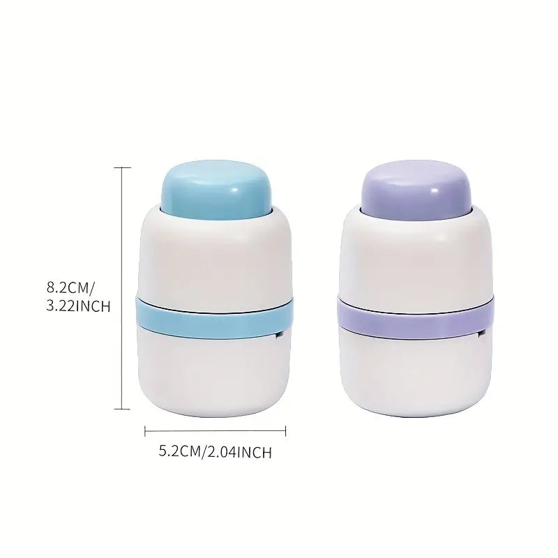 portable 2-in-1 pill box with cutter, view 9 - MRSLM