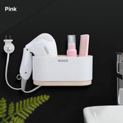 wall mounted hair dryer rack, view 3 - MRSLM