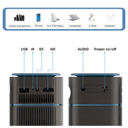 mini dlp pocket projector, view 8 - MRSLM