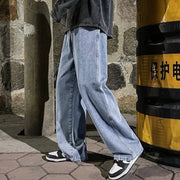 men's straight loose jeans, view 7 - MRSLM