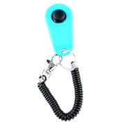 dog training clicker with wrist strap, view 3 - MRSLM