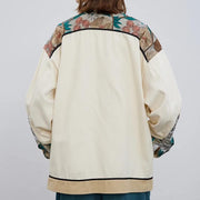 embroidered patchwork denim jacket, view 5 - MRSLM