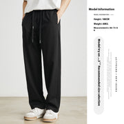 men's striped loose straight pants, view 6 - MRSLM