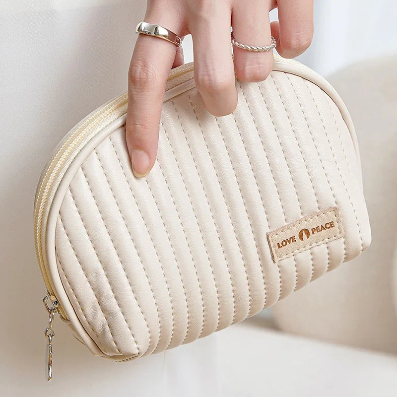 compact shell cosmetic bag, view 11 - MRSLM