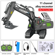 excavator truck dump bulldozer RC toy, view 3 - MRSLM