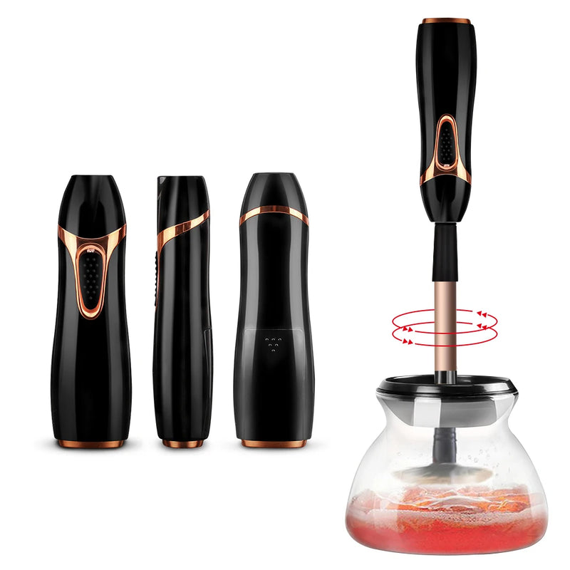 automatic makeup brush cleaner and dryer, view 2 - MRSLM