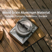 portable folding aluminum camping table, view 10 - MRSLM