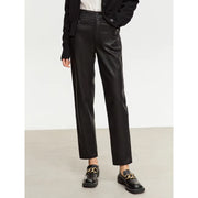 ankle-length pu leather pants, view 4 - MRSLM