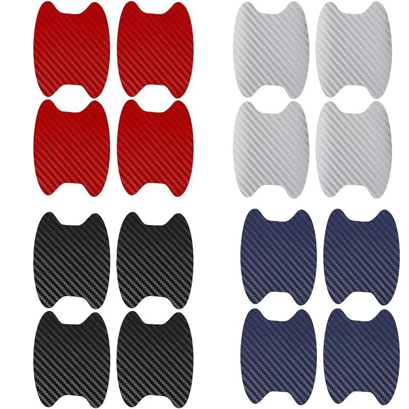 Carbon Fiber Car Door Protective Stickers - 4Pcs/Set