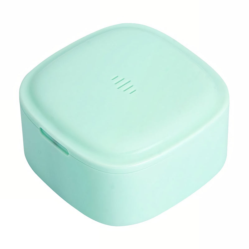 Magnetic buckle denture care box, view 3 - MRSLM