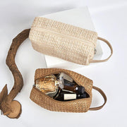 Woven straw cosmetic bag - MRSLM