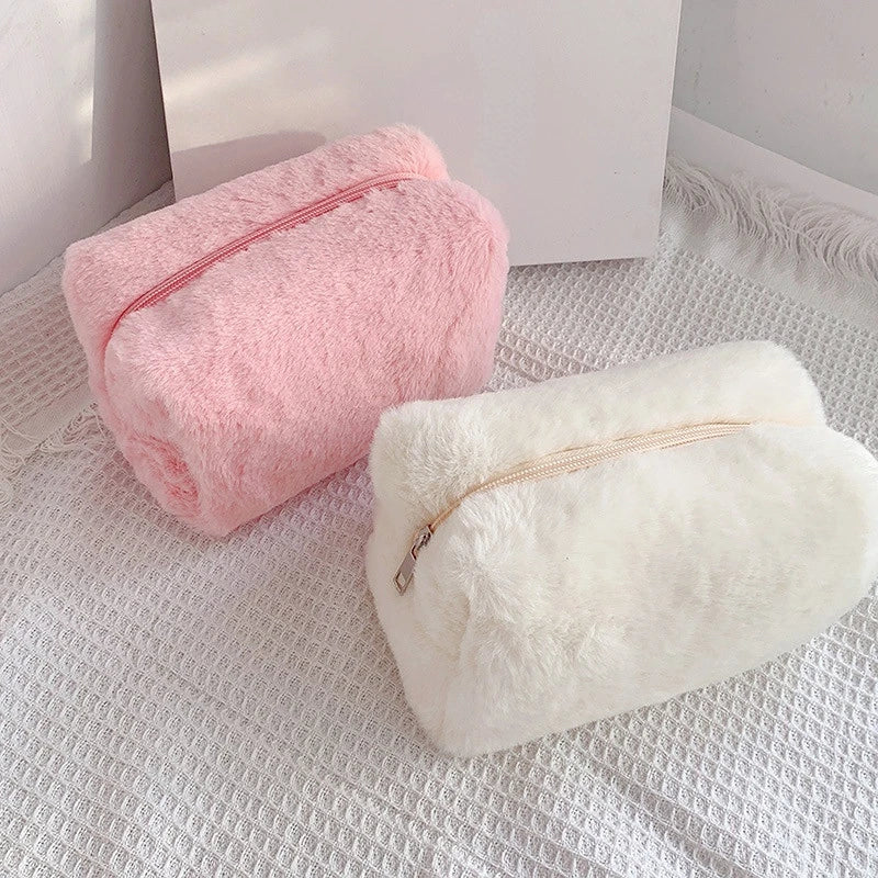 soft plush makeup bag, view 12 - MRSLM