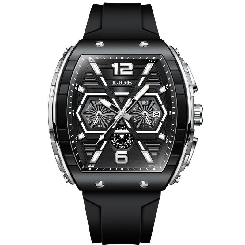square chronograph watch, view 8 - MRSLM