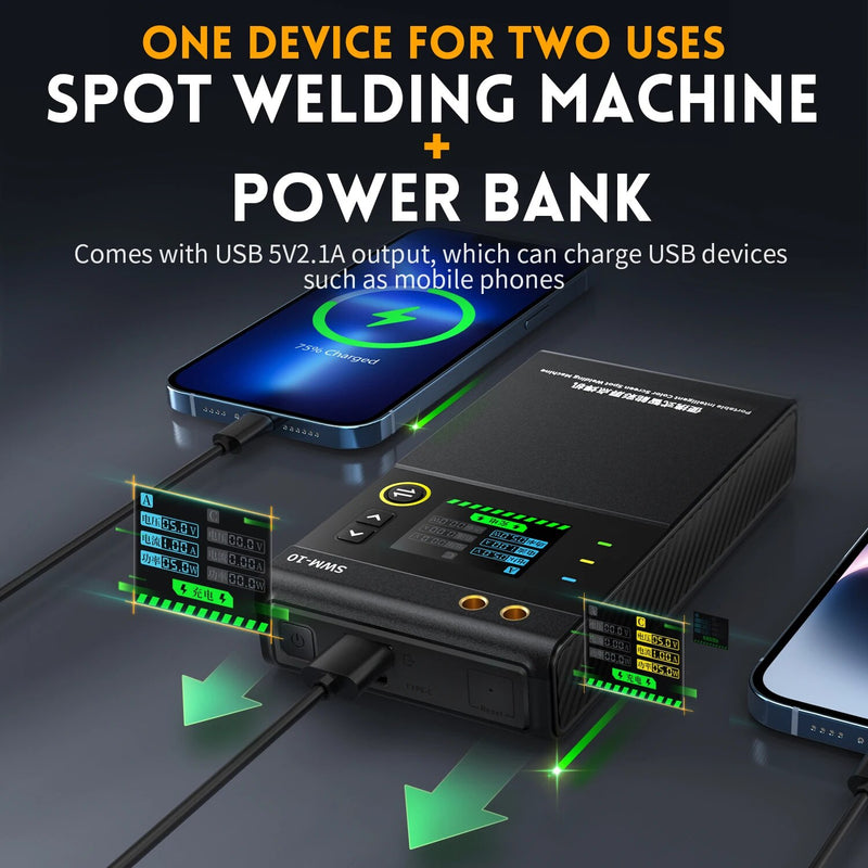 portable battery spot welder, view 7 - MRSLM