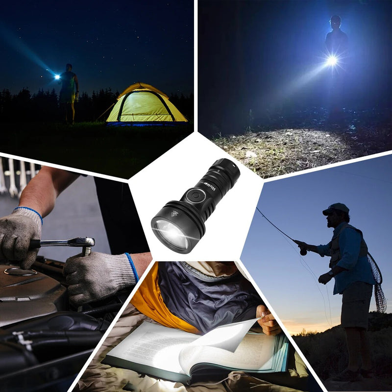 2000 lumen USB-C EDC flashlight, view 7 - MRSLM