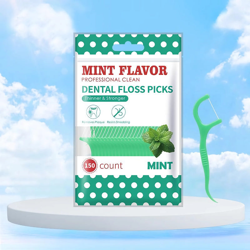 mint fresh portable dental floss sticks, view 5 - MRSLM