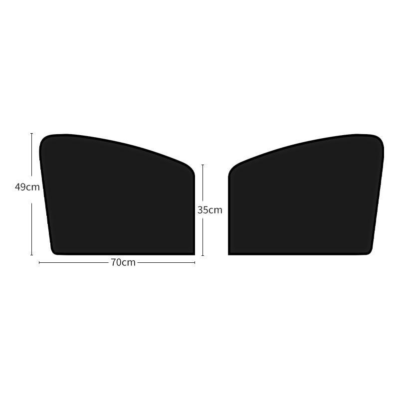Magnetic Car Sun Shade UV Protection Cover