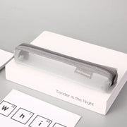 transparent mesh zipper cosmetic bag, view 4 - MRSLM