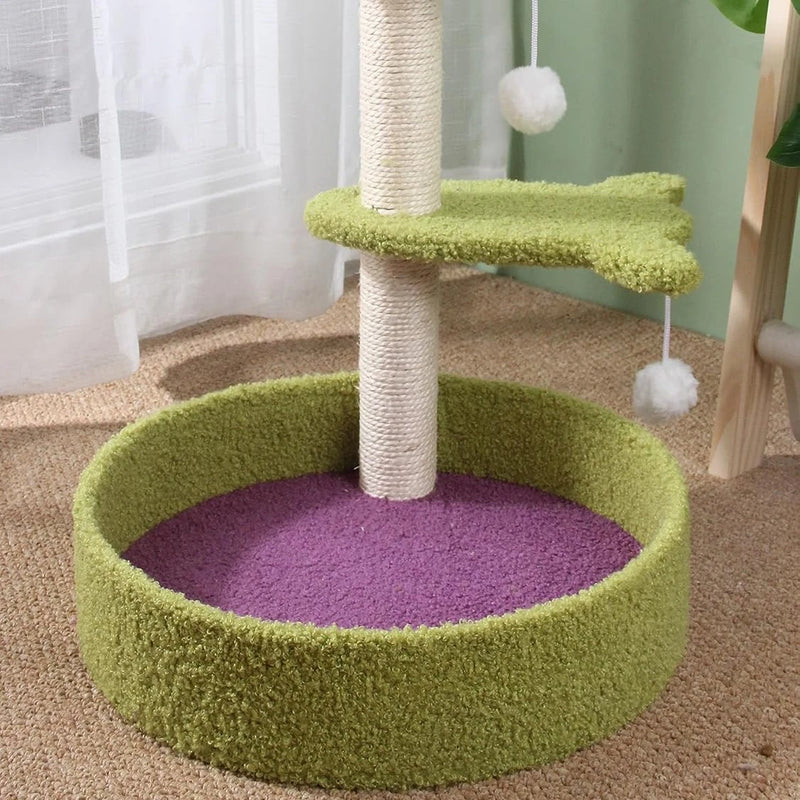 deluxe cat scratcher and climbing tree, view 6 - MRSLM
