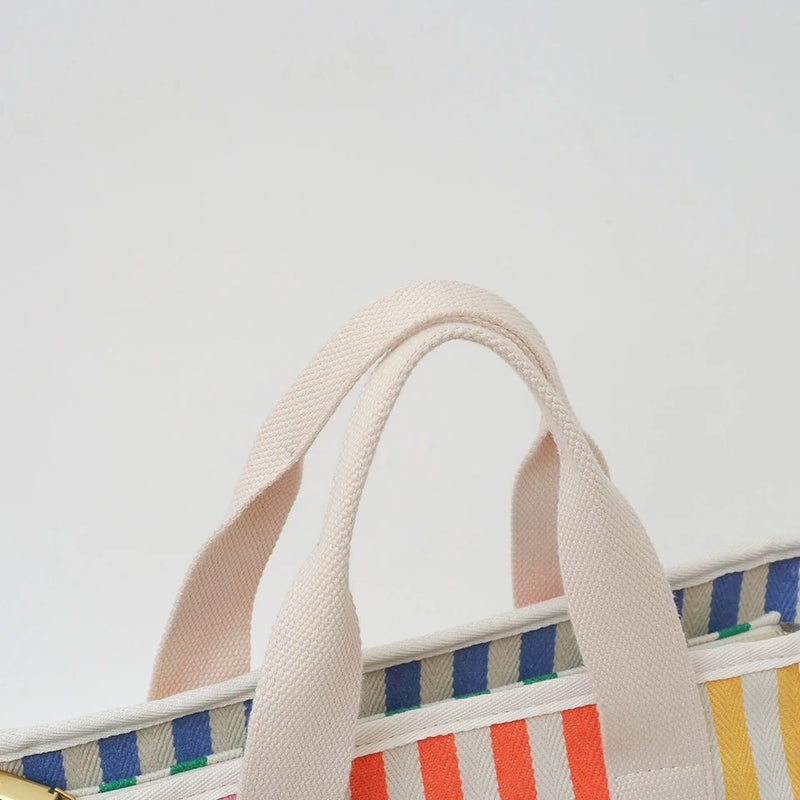 large capacity canvas tote bag, view 9 - MRSLM