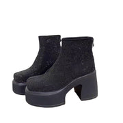 women's platform booties, view 5 - MRSLM