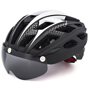 bicycle helmet with integrated goggles, view 7 - MRSLM