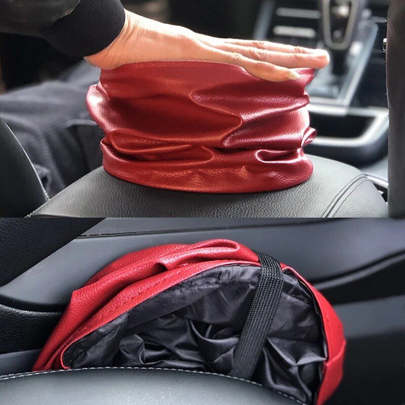 waterproof foldable car trash can, view 7 - MRSLM