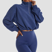 yoga fitness zip jacket, view 10 - MRSLM
