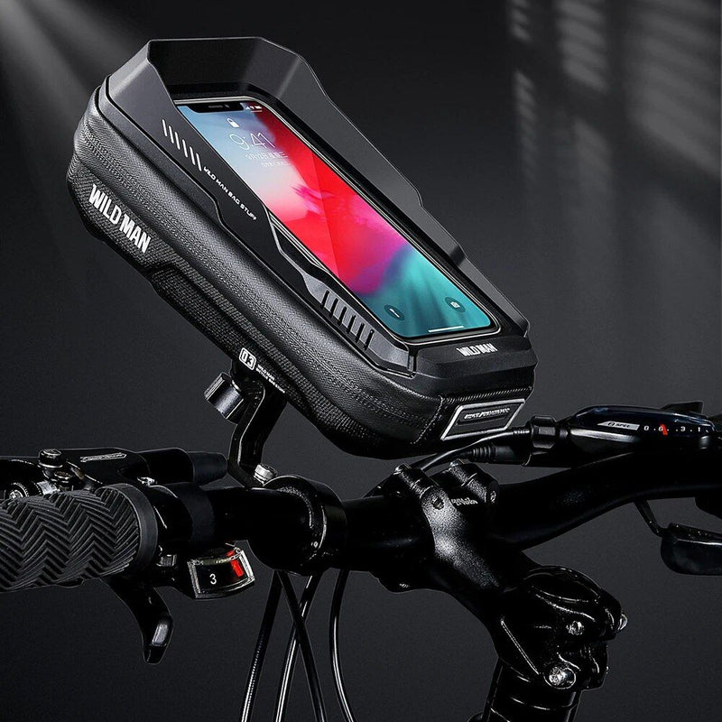 handlebar phone holder bag, view 2 - MRSLM