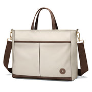 women's lightweight nylon shoulder tote, view 8 - MRSLM