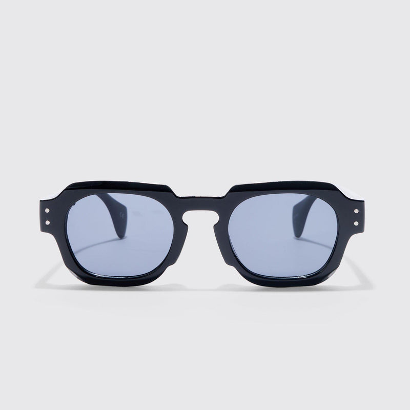 vintage square sunglasses with UV400 lenses, view 9 - MRSLM