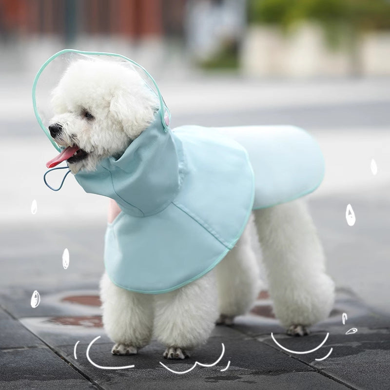 dogs rainy day cape poncho - MRSLM